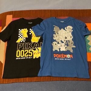 Pokemon kids cotton t-shirts-brand new